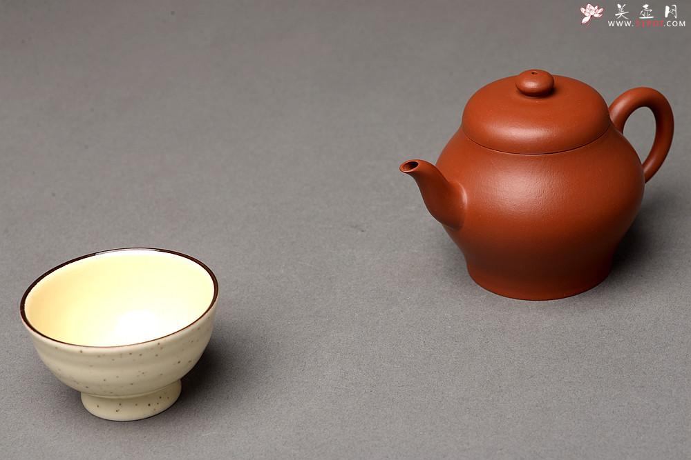 紫砂壶图片：摹古之作 杀茶利器 优质朱泥 线条优美 高亭 做工精致 - 美壶网