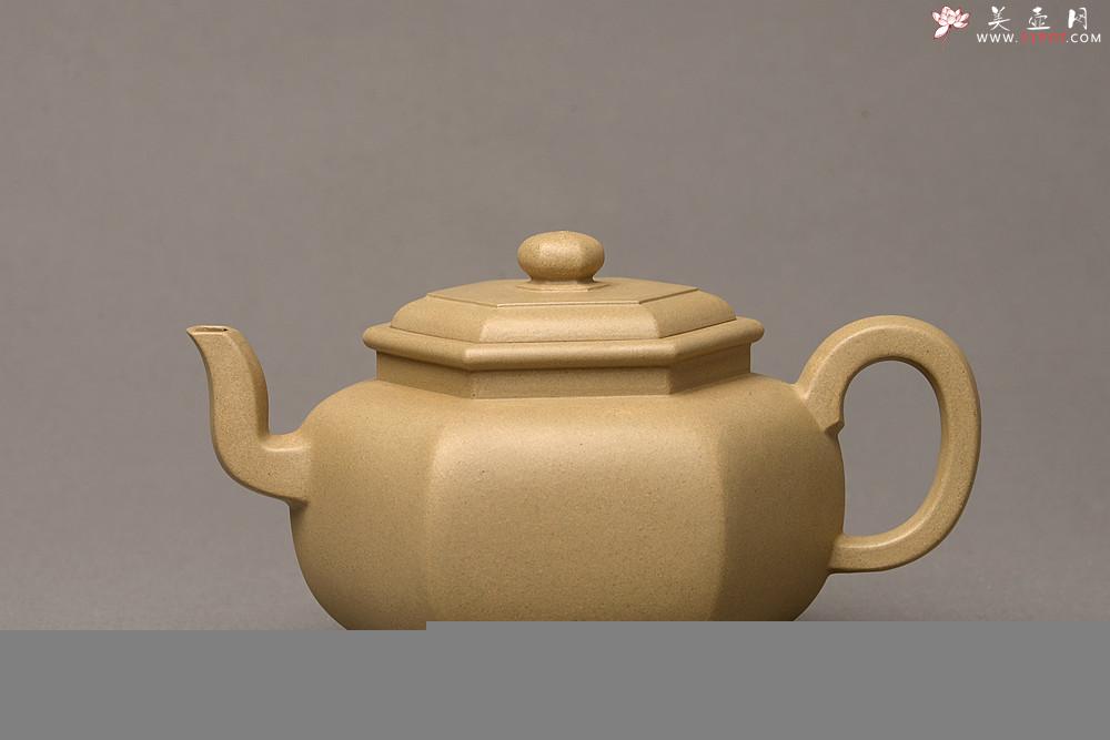 紫砂壶图片：优质本山段 型制精进 全手六方华樽 方器经典 俊秀耐品~工精 - 美壶网