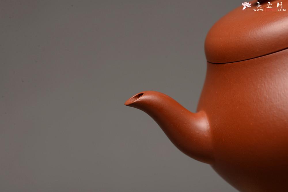 紫砂壶图片：摹古之作 杀茶利器 优质朱泥 线条优美 高亭 做工精致 - 美壶网