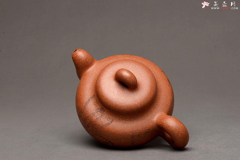 紫砂壶图片：精品 道洪风格 出水如柱 全手玉璧 获奖作品 - 美壶网