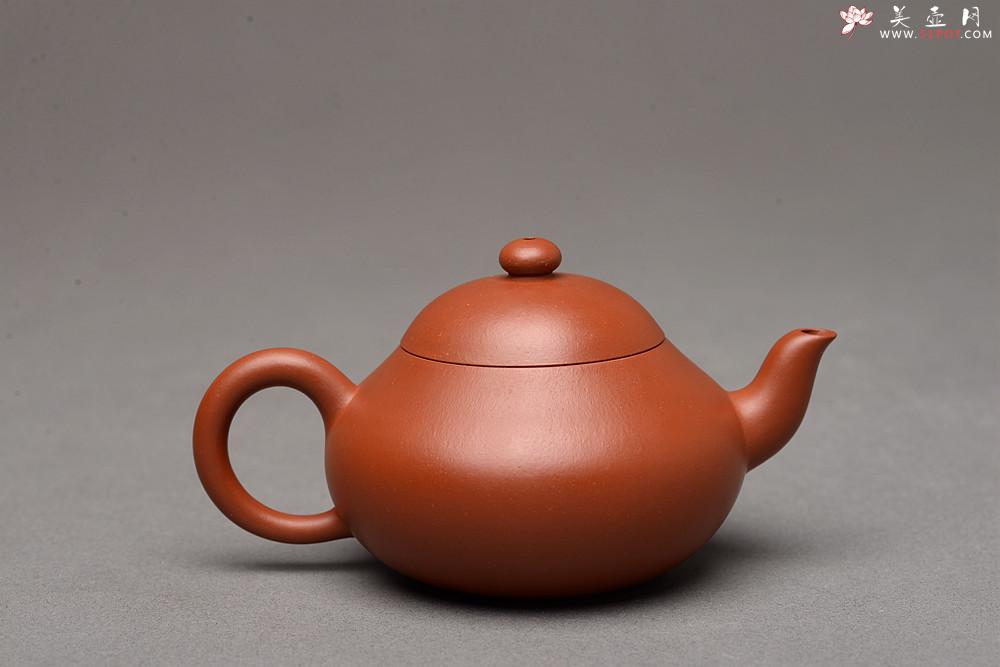 紫砂壶图片：经典传统 优质朱泥梨形 极易泡养朱泥 器形端庄  - 美壶网