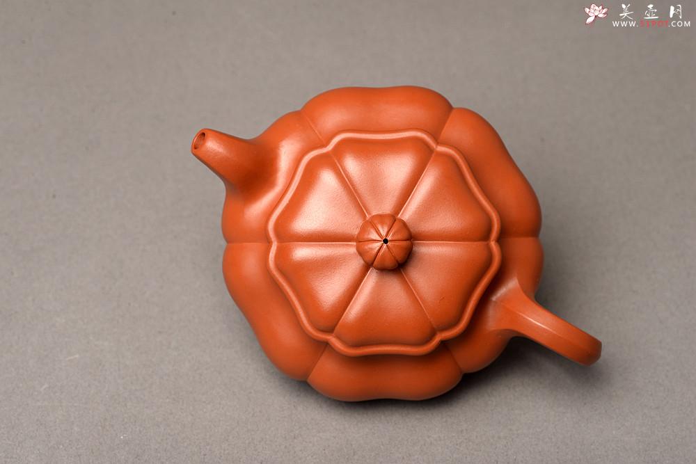 紫砂壶图片：朱泥筋囊 难得完美品  葵仿古 大口实用 丰润精美  - 美壶网