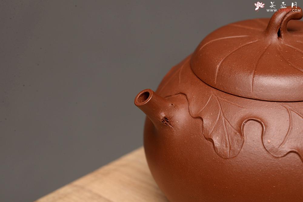 紫砂壶图片：周路健全手新作 贴塑花器 飘逸 雅致 秋硕 - 美壶网
