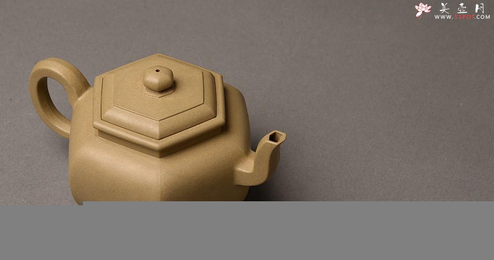 紫砂壶图片：优质本山段 型制精进 全手六方华樽 方器经典 俊秀耐品~工精 - 美壶网