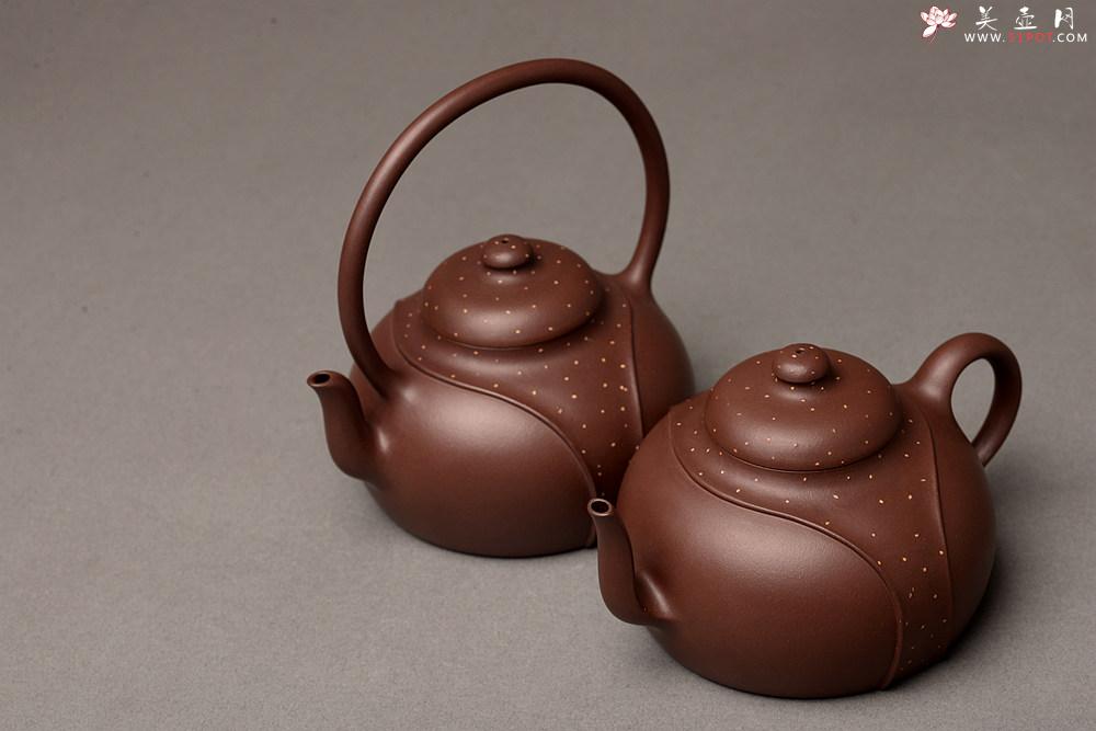 紫砂壶图片：徐正涛经典代表作 乙未冬全手作品  演绎经典传统 精工 龙带对壶 - 美壶网
