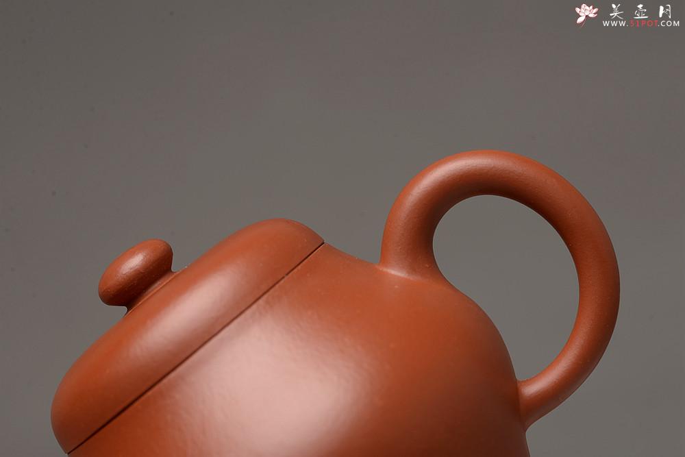 紫砂壶图片：摹古之作 杀茶利器 优质朱泥 线条优美 高亭 做工精致 - 美壶网