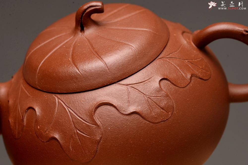紫砂壶图片：周路健全手新作 贴塑花器 飘逸 雅致 秋硕 - 美壶网