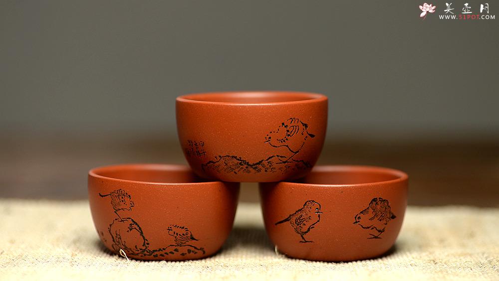 紫砂壶图片： 自用最佳 八大风格品茗杯~ 一套好玩~ - 美壶网