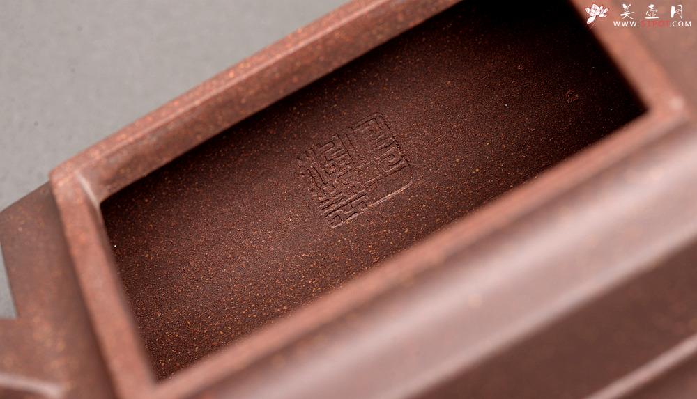 紫砂壶图片：何卫枫全手力作 规整厚重 全手青狮 - 美壶网