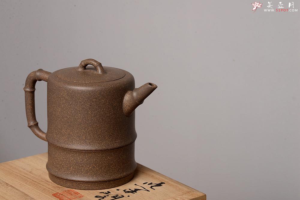 紫砂壶图片：钱建荷丙申年全手新作 寓意吉祥  优质青段 竹韵清风 节节高升 - 美壶网