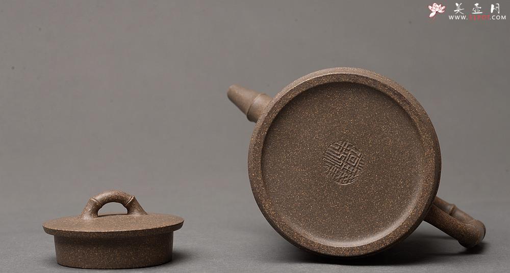 紫砂壶图片：钱建荷丙申年全手新作 寓意吉祥  优质青段 竹韵清风 节节高升 - 美壶网