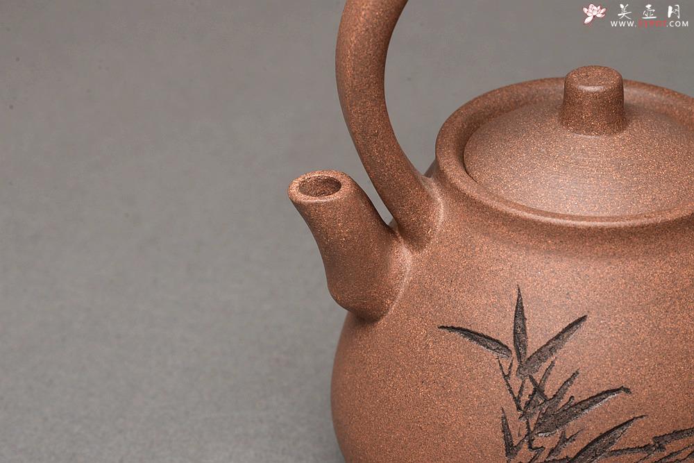 紫砂壶图片：淞庐出品 全手佳作 文气十足~逸提 优质老段泥 - 美壶网