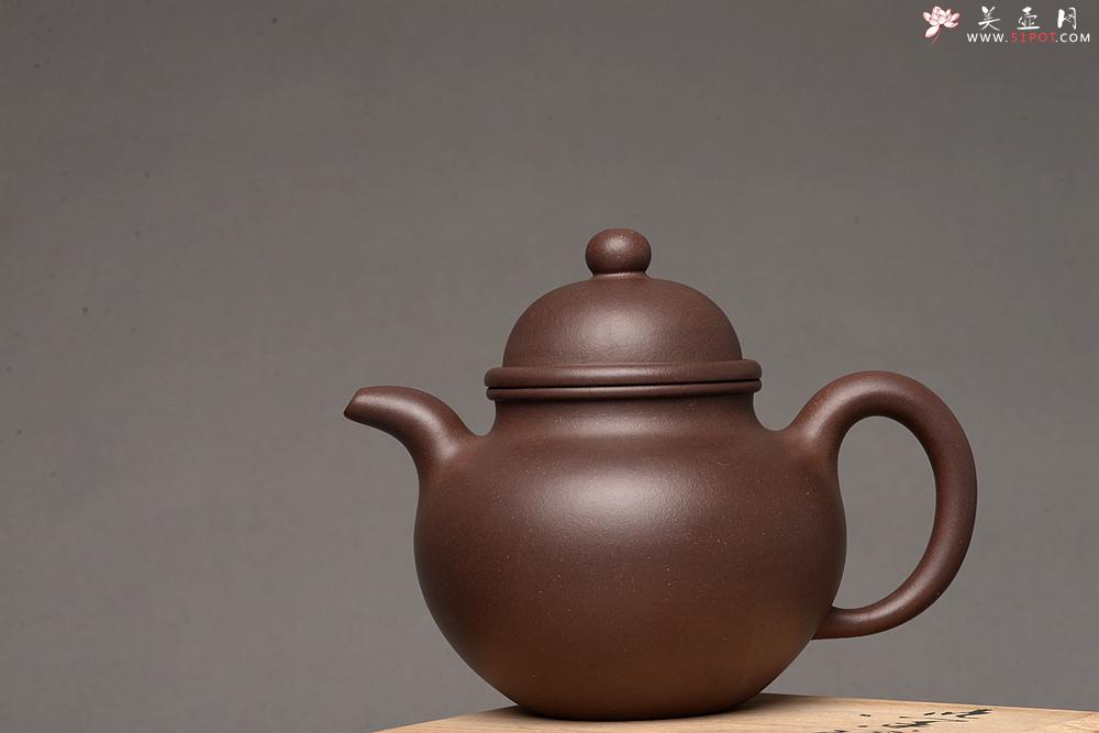紫砂壶图片：深得其味 全手寿珍掇球 霸气 经典再现 - 美壶网