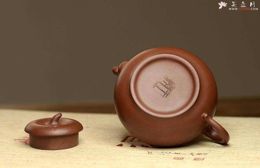 紫砂壶图片：王微丙申年全手新品 做工精致 灵巧秀雅  柿圆壶 - 美壶网