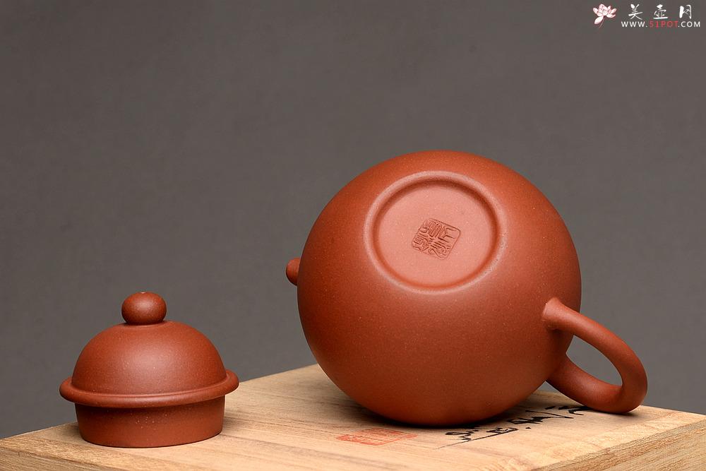 紫砂壶图片：美壶特惠 优质红皮龙 传统经典 寿珍掇球 - 美壶网