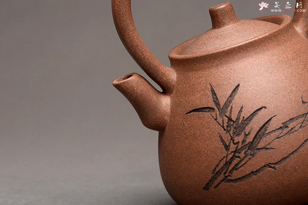 紫砂壶图片：淞庐出品 全手佳作 文气十足~逸提 优质老段泥 - 美壶网