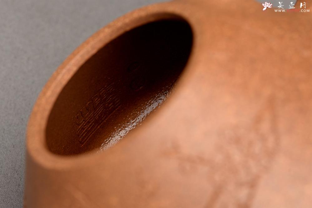 紫砂壶图片：器形周正 文气全手石瓢 骨肉均挺之精品 - 美壶网