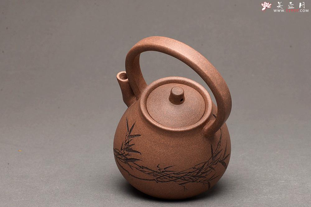 紫砂壶图片：淞庐出品 全手佳作 文气十足~逸提 优质老段泥 - 美壶网