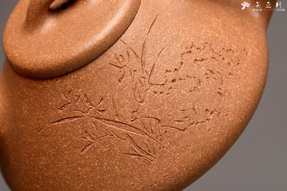 紫砂壶图片：器形周正 文气全手石瓢 骨肉均挺之精品 - 美壶网