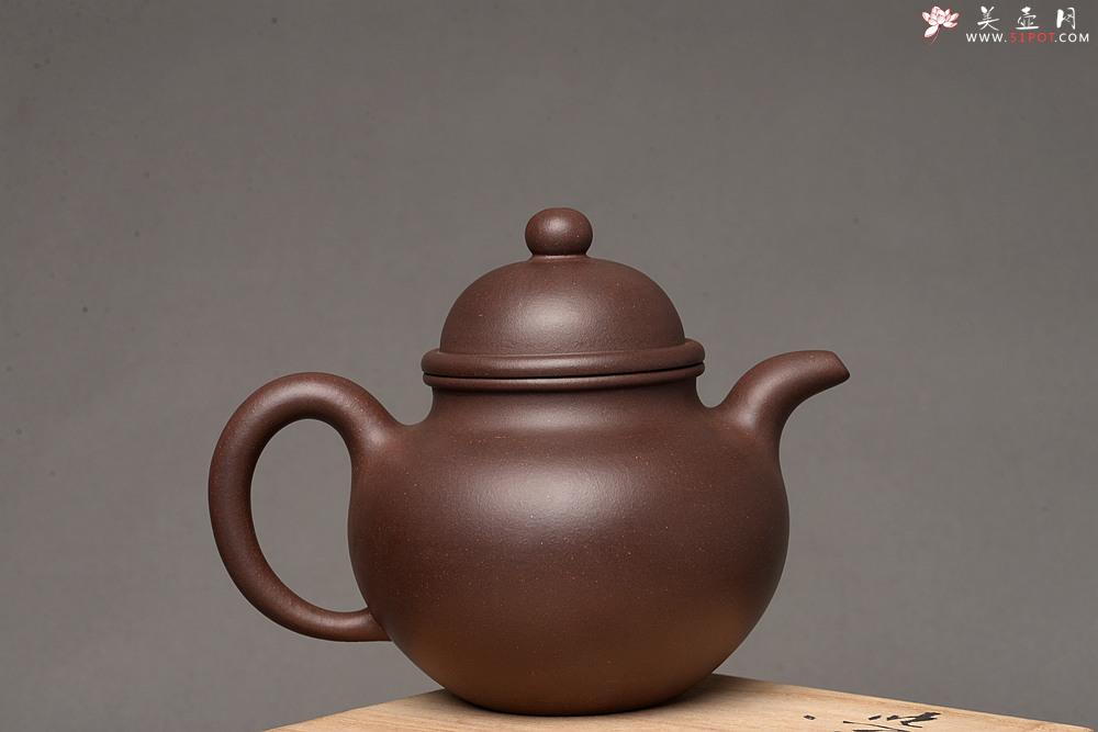 紫砂壶图片：深得其味 全手寿珍掇球 霸气 经典再现 - 美壶网