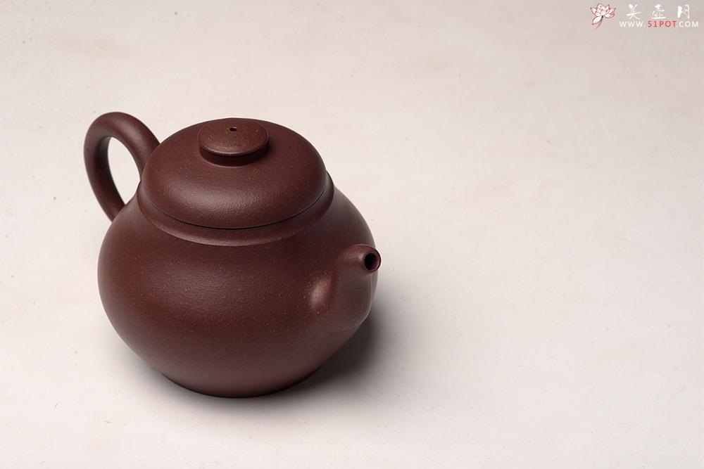 紫砂壶图片：美壶特惠 线条优美 敦厚可人 古樽 - 美壶网
