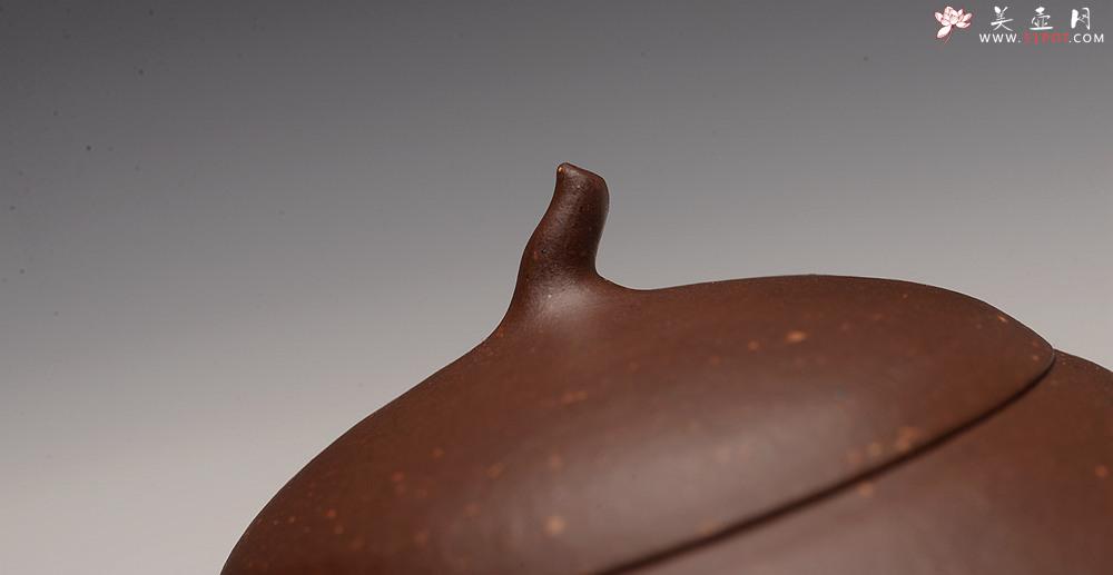 紫砂壶图片：张悦乙未年冬全手作品 调砂老紫泥~全手小瓜 颇具韵律  实用可人 - 美壶网