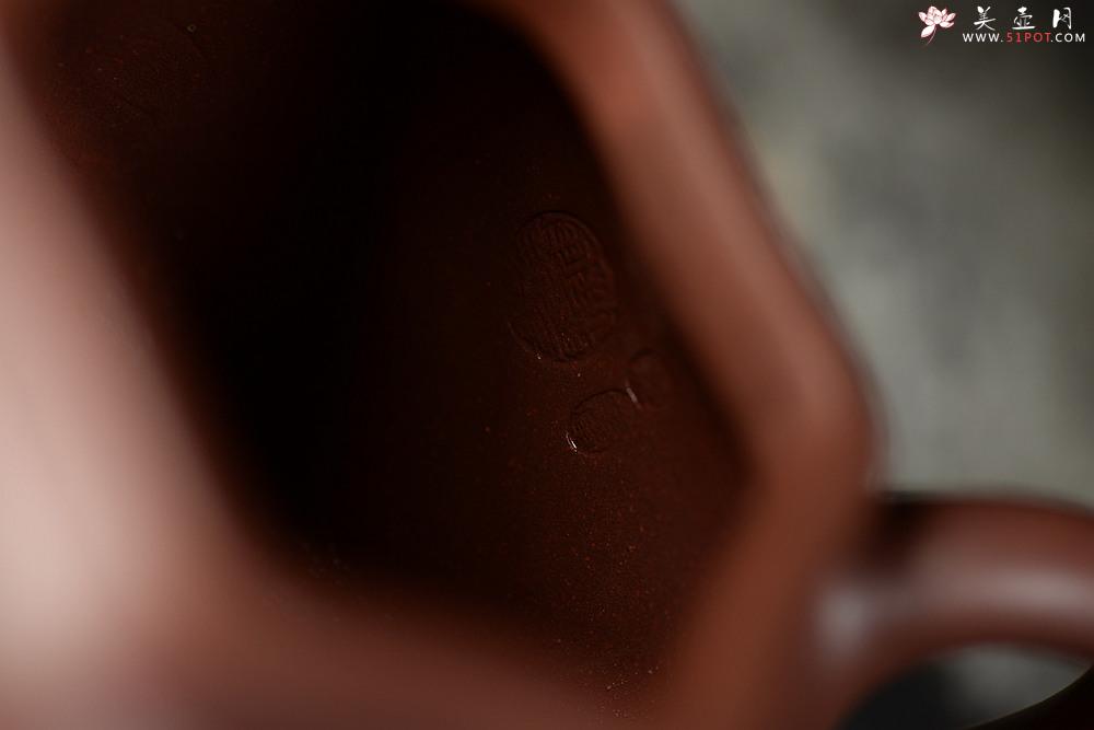 紫砂壶图片：许学军老师经典作品 雍容华贵 气度不凡 全手六角莲子 - 美壶网