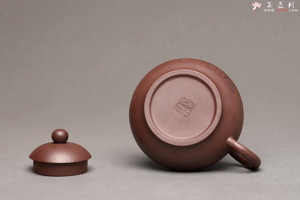 紫砂壶图片：谭华斌近作 道洪风格之珠韵 刀法精炼 美壶特惠 - 美壶网