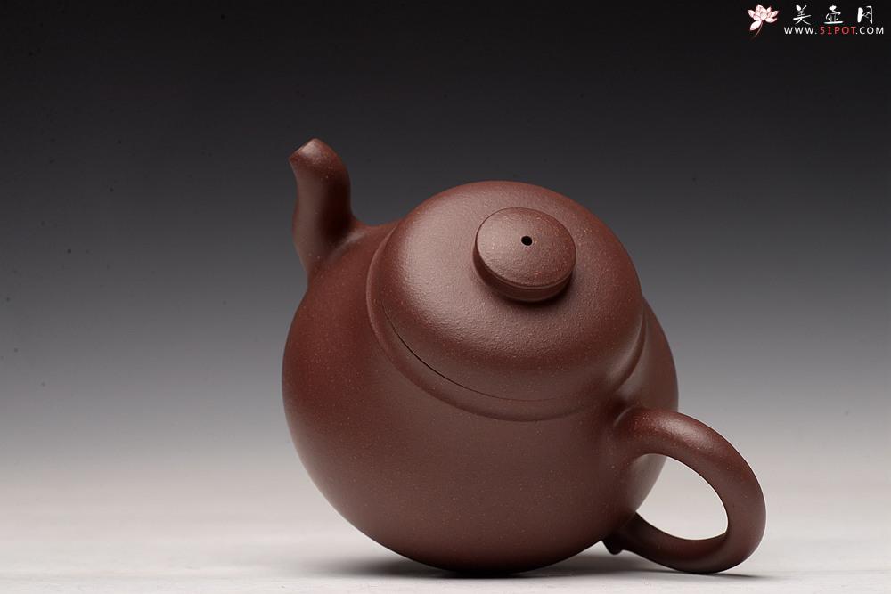 紫砂壶图片：美壶特惠 线条优美 敦厚可人 古樽 - 美壶网