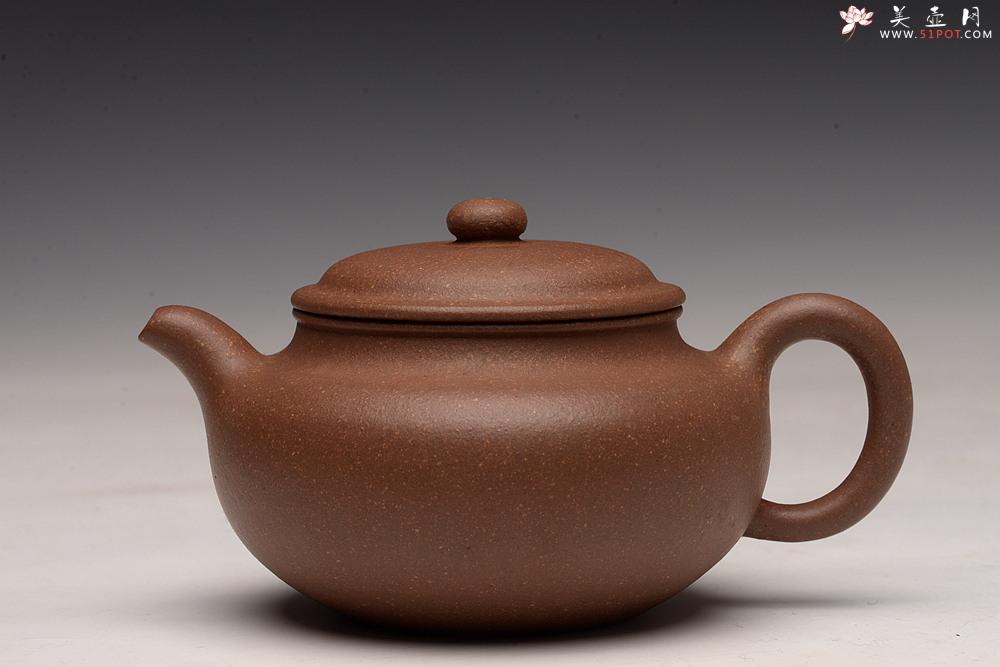 紫砂壶图片：张悦全手作品 优质老段泥 传统经典 全手仿古 - 美壶网