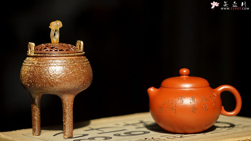 紫砂壶图片：娇艳玉人小西施 张云熙乙未年冬作品 茶盘尤物 优雅饱满 线条灵动 - 美壶网