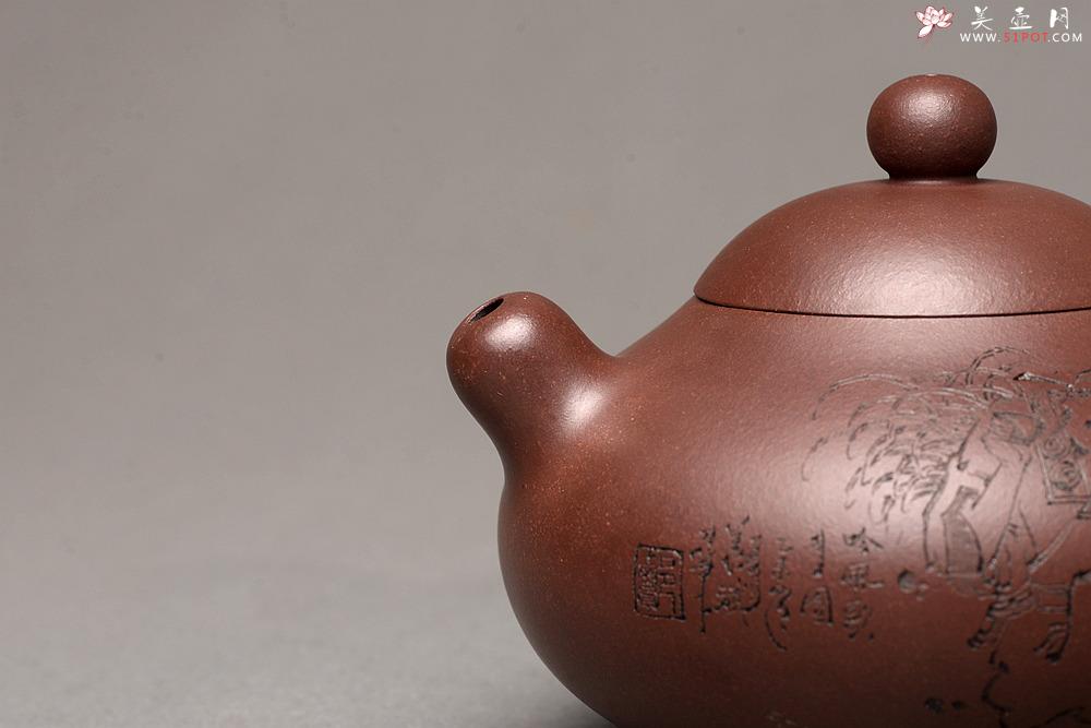 紫砂壶图片：谭华斌近作 道洪风格之珠韵 刀法精炼 美壶特惠 - 美壶网