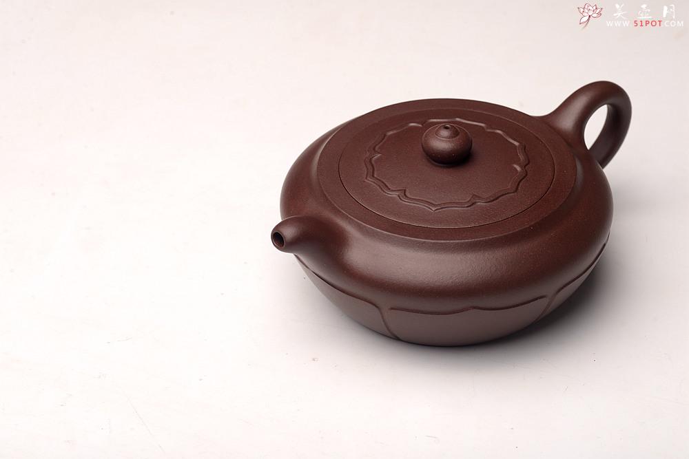 紫砂壶图片：大口实用 唐彬杰款 美壶特惠 莲花矮僧帽 细节处理到位  - 美壶网