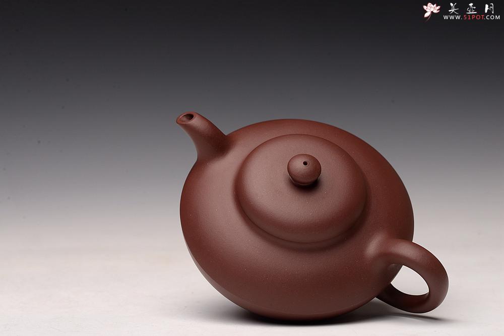 紫砂壶图片：俞欣荣乙未年初冬作品 器形古朴老味足 清式合欢 实用佳器 - 美壶网