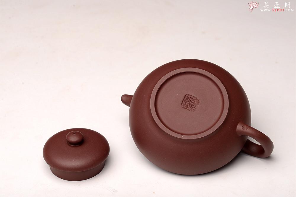 紫砂壶图片：俞欣荣乙未年初冬作品 器形古朴老味足 清式合欢 实用佳器 - 美壶网