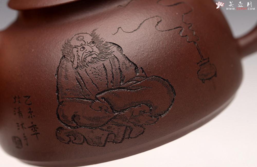 紫砂壶图片:品饮之乐 造型可人~ 悟道小壶 - 美壶网