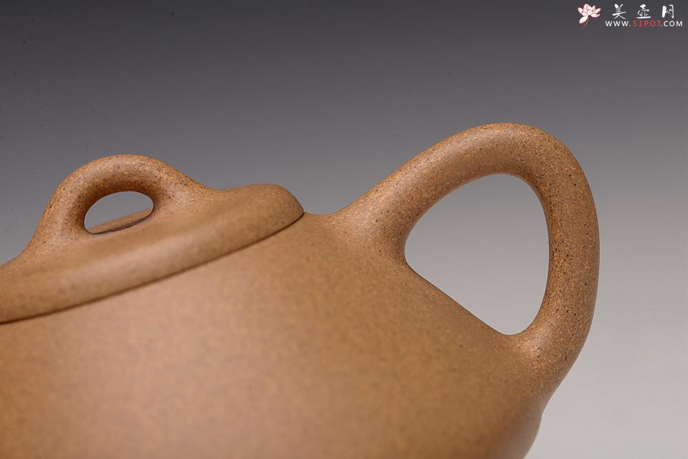 紫砂壶图片：瞿伟新丙申新品 美壶特惠 骨感段泥小石瓢 140cc 岩茶、普洱利器 - 美壶网