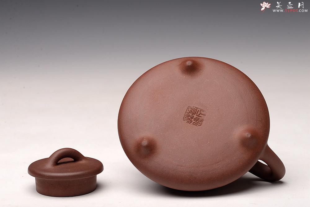 紫砂壶图片：摹古清味~ 鸿渝山房新品 美壶特惠 茶人最爱 拙味石瓢 助工文涛装饰 - 美壶网