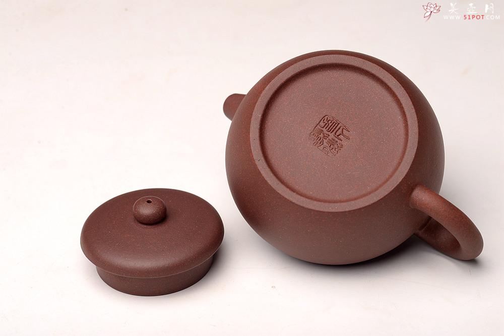 紫砂壶图片：鸿渝山房新品 美壶特惠   拙朴之风 杀茶利器 茶人最爱 矮巨轮 - 美壶网