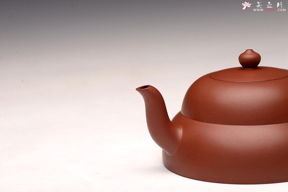 紫砂壶图片：曲峰丙申春 简朴端庄 曼生壶之笠荫 经典传统 做工精致 - 美壶网