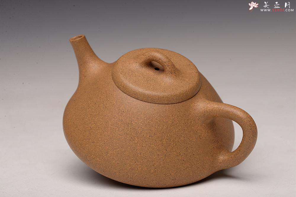 紫砂壶图片：瞿伟新丙申新品 美壶特惠 骨感段泥小石瓢 140cc 岩茶、普洱利器 - 美壶网