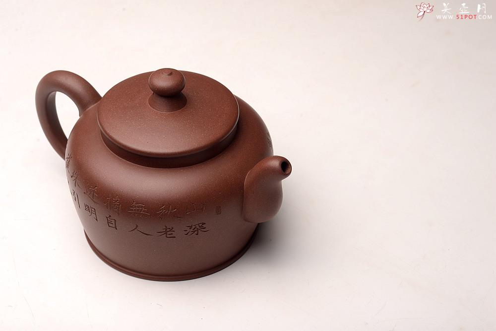 紫砂壶图片： 詹黎明、赵辉强强联合之收藏精品 全手精工 雄厚圆润 大宝相 - 美壶网