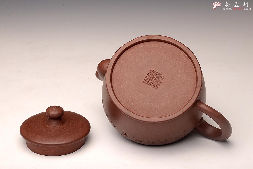 紫砂壶图片： 詹黎明、赵辉强强联合之收藏精品 全手精工 雄厚圆润 大宝相 - 美壶网