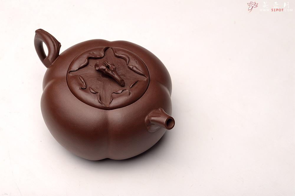 紫砂壶图片：潘丹初丙申春精品 筋囊花货 全手大玉柿 气度饱满 逸品之作 值得珍藏 - 美壶网