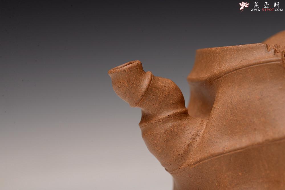 紫砂壶图片：林秀明丙申春 全手精品 文雅十足 原创作品 闻竹套组 耐品玩味~杯50cc - 美壶网