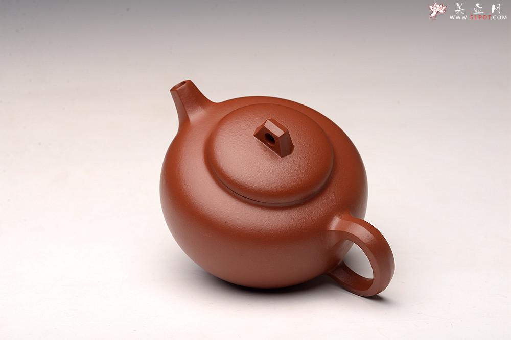 紫砂壶图片：唐文老师新作 优质朱泥 六方圆珠 ~次品率大:( - 美壶网