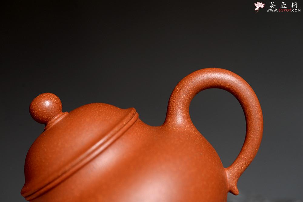 紫砂壶图片：超级实用油润降坡泥之潘壶 手工练泥仅此一把 - 美壶网