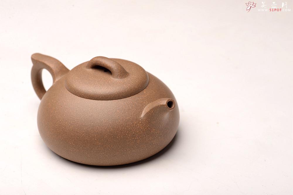 紫砂壶图片：大口扁腹 超级实用 美壶特惠 段泥飞泉 - 美壶网