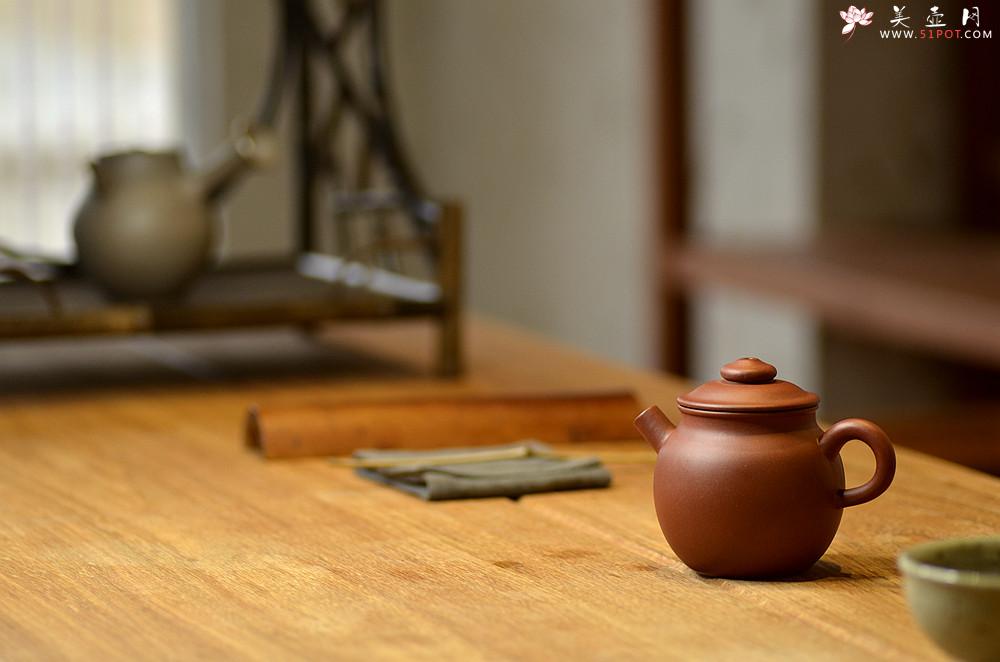 紫砂壶图片：美壶特惠 玩味巨轮 茶人最爱 实用 独孔加不锈钢滤网 - 美壶网