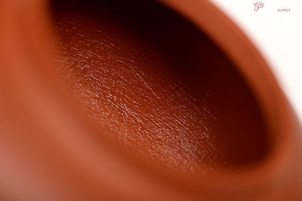 紫砂壶图片：于洪霞丙申春 原创全手作品 朱泥灵龙 秀雅耐品 刹凹仅一只 - 美壶网